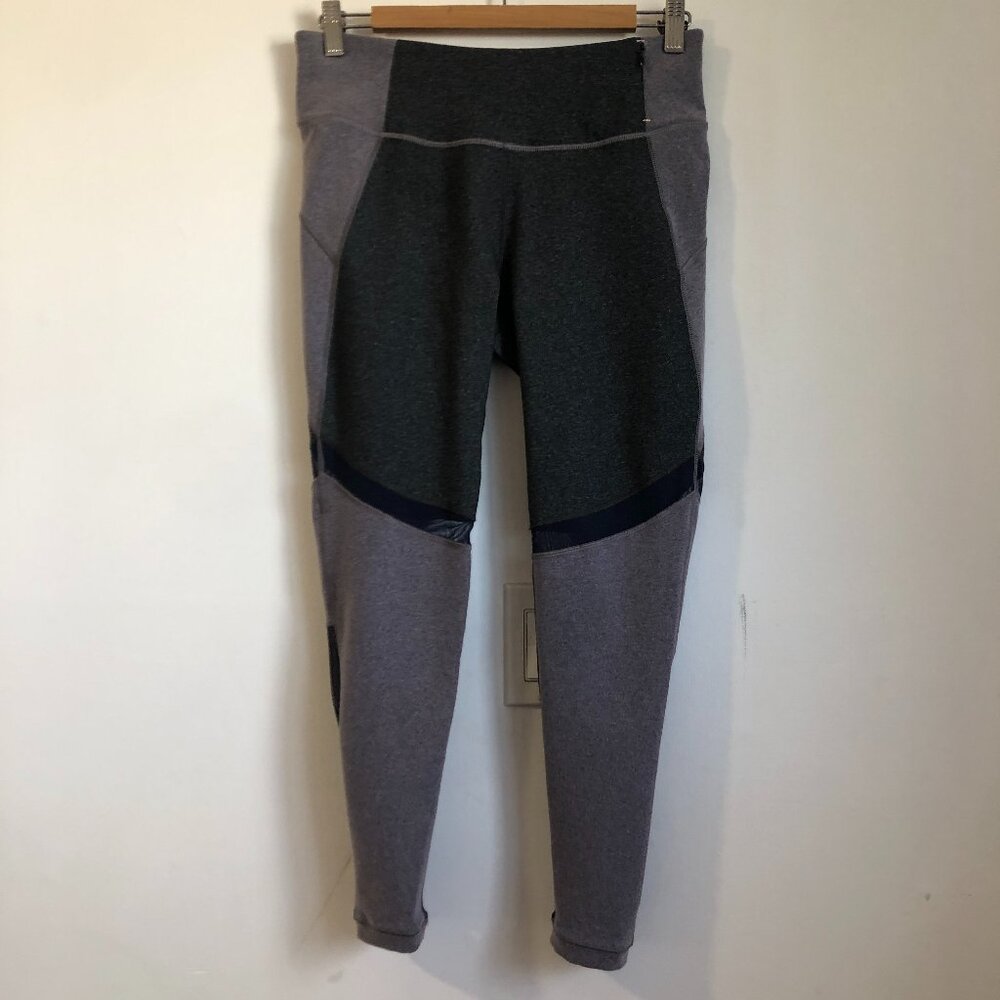 Calia Athletic Yoga Pants Leggings Colorblock Lavender Charcoal Navy Medium